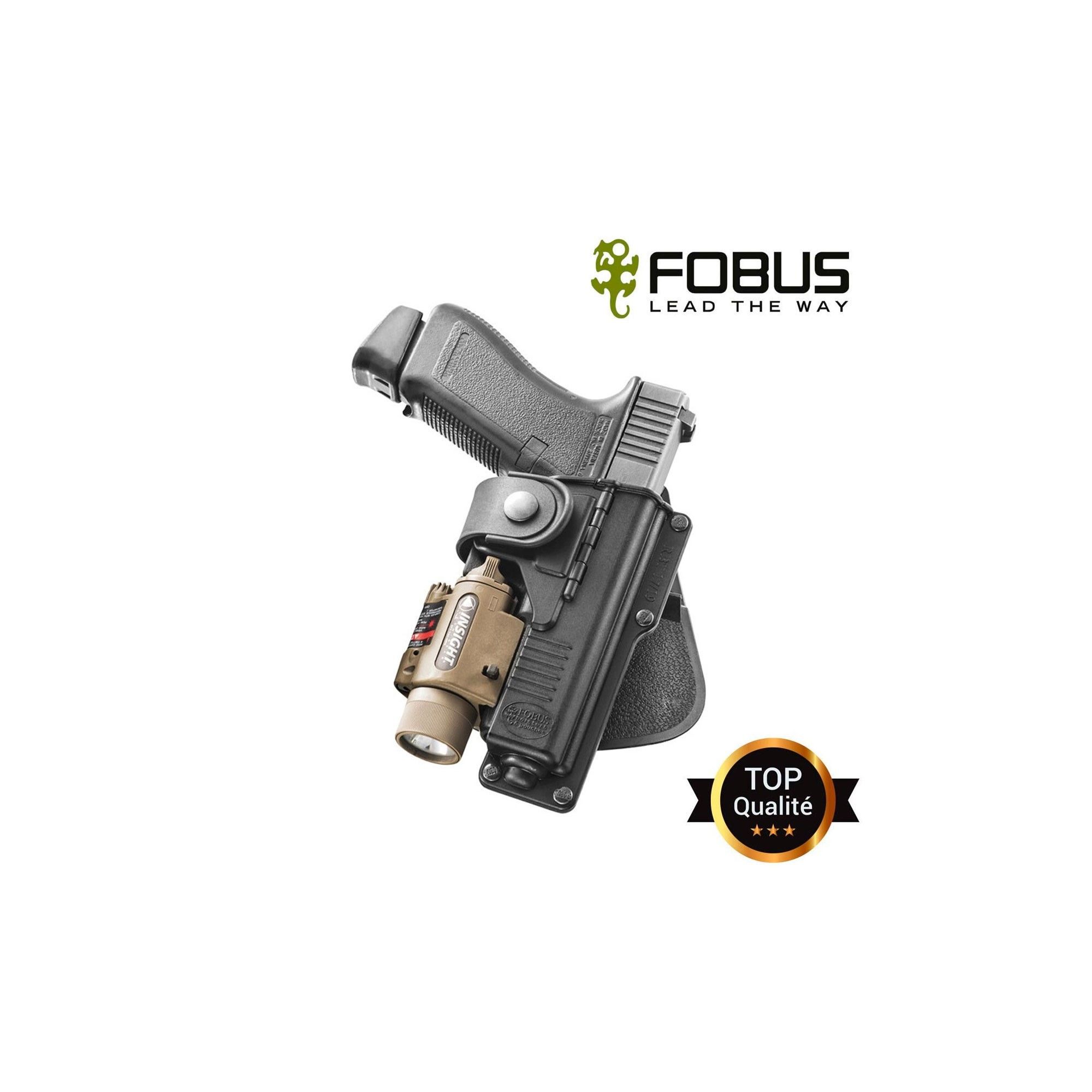 Holster rigide rotatif pour Glock 19/23/32 rétention passive