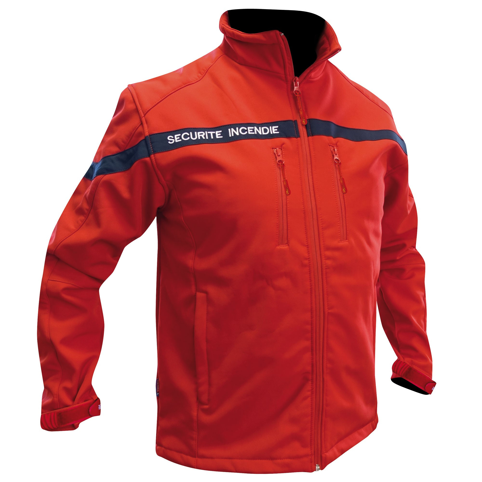 BLOUSON SECURITE INCENDIE ROUGE SOFTSHELL 3 COUCHES DINTEX