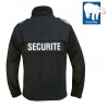 BLOUSON POLAIRE SECURITE NOIR