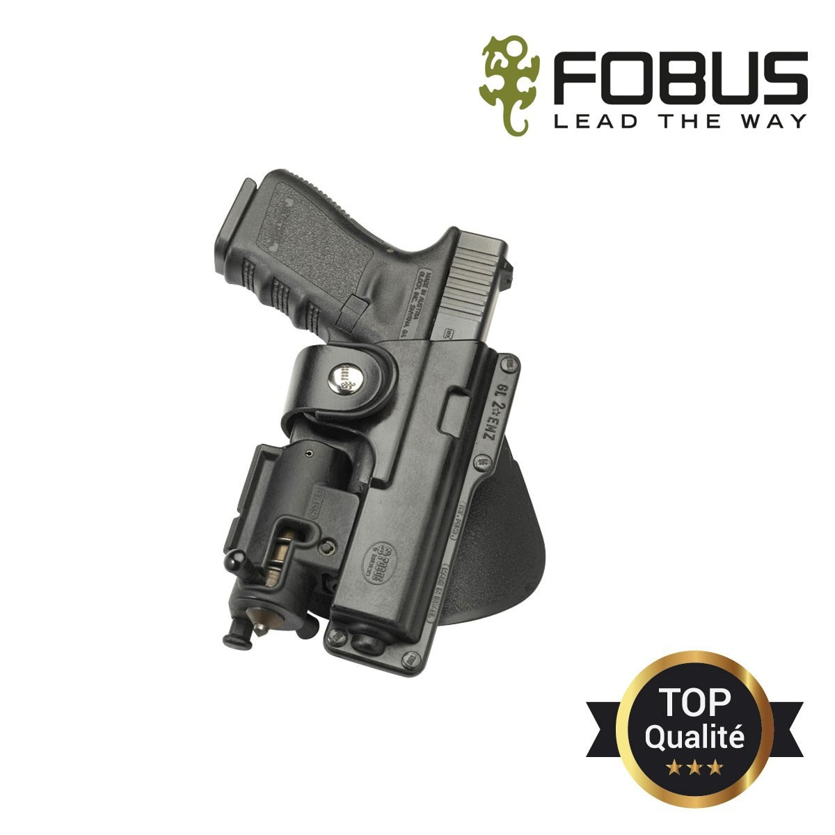 Holster rigide polymere pr Glock 19 Walther P99, Ruger SR9/40