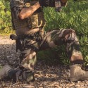 Pantalon guerilla, un treillis camouflage CE solide et déperlant