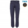 PANTALON INTERVENTION MAT BLEU poches latérales