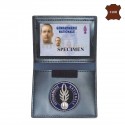 PORTEFEUILLES GENDARMERIE 2 VOLETS AVEC CARTE NAVIGO
