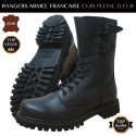 Chaussure Rangers modèle type armée française cuir et semelle souple