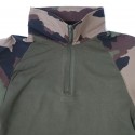 Chemise de combat type UBAS coton vert armée et Camo CE