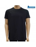 TEE SHIRT NOIR COOLDRY ANTI HUMIDITE MAILLE PIQUEE-
