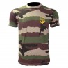 TEE SHIRT MANCHES COURTES CAMOUFLAGE SERIGRAPHIE TDM