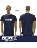 T-SHIRT MARINE IMPRIME POMPIERS : 20 modèles