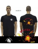 T-SHIRT NOIR IMPRIME POMPIERS : 20 modèles