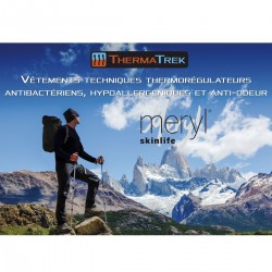 T-shirt Thermatrek manches longues thermorégulateur, antibactérien, hypoallergénique et anti odeur