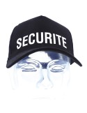 CASQUETTE NOIRE IMPRIMEE SECURITE