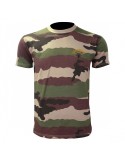 TEE SHIRT MILITAIRE CAMO CE COTON BRODE