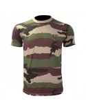TEE SHIRT MILITAIRE CAMO CE COTON BRODE