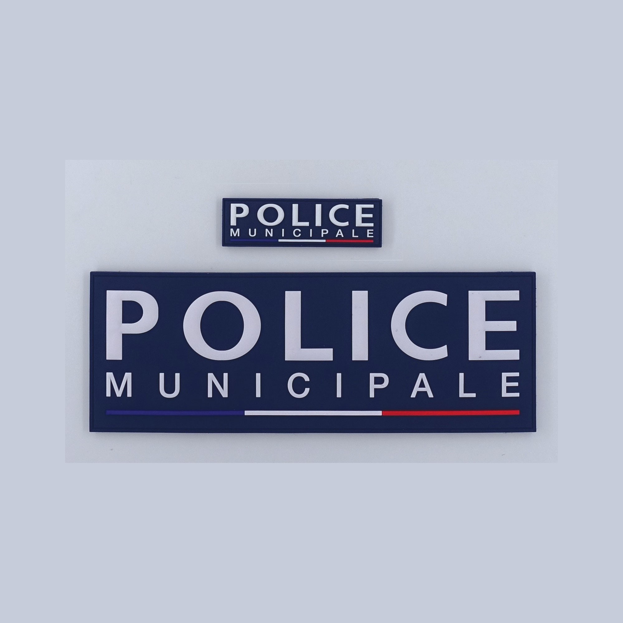 Bandeau d’identification souple Rubber haute densité  Police Municipale
