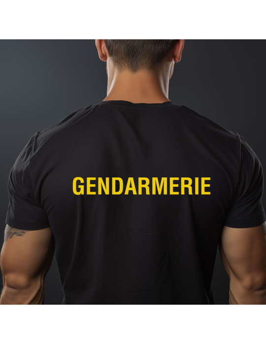 Tshirt noir Gendarmerie mobile