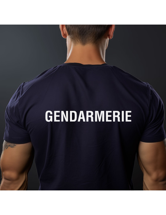 Tshirt Gendarmerie départementale bleu marine