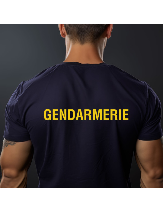 Tshirt Gendarmerie mobile bleu marine