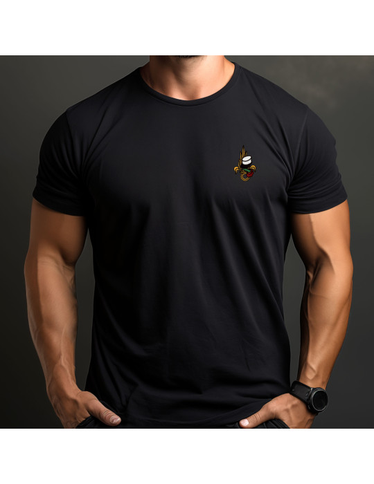 Tshirt noir brodé Légion