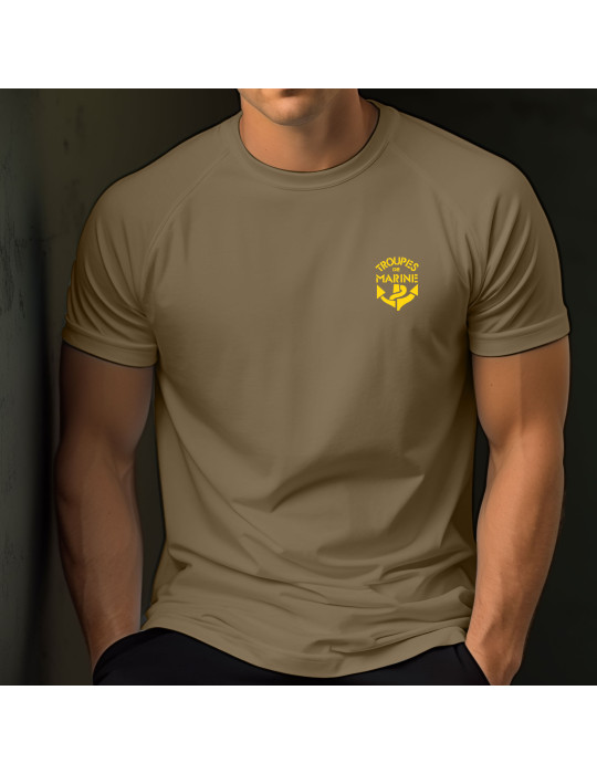 Tshirt coyote Troupes de Marine TDM