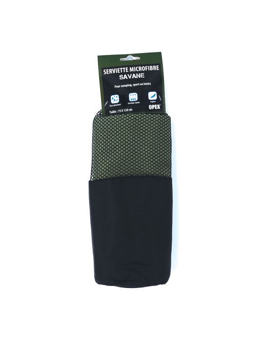 Grande Serviette microfibre verte