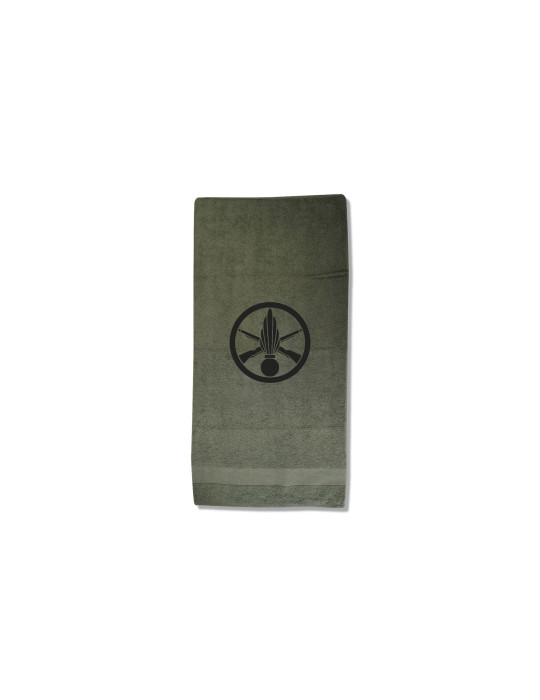 Serviette militaire kaki marquage Infanterie