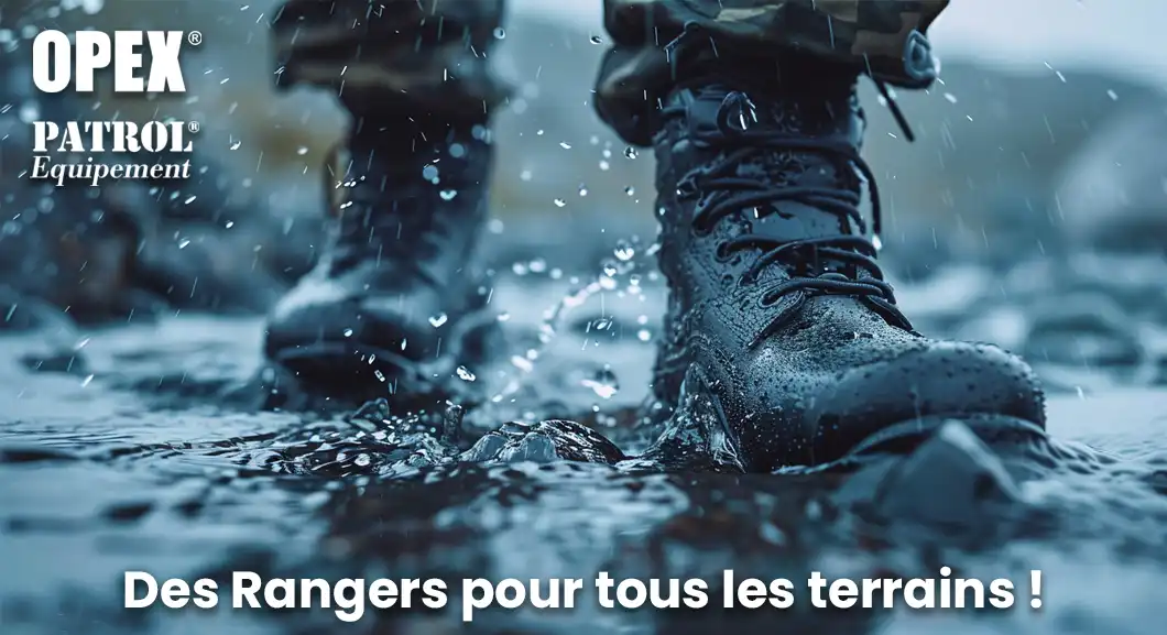 Rangers pour militaire, gendarme, policier