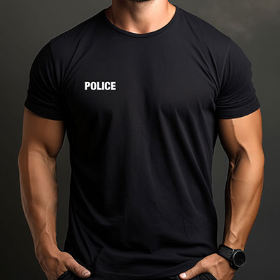Tee-shirts Police