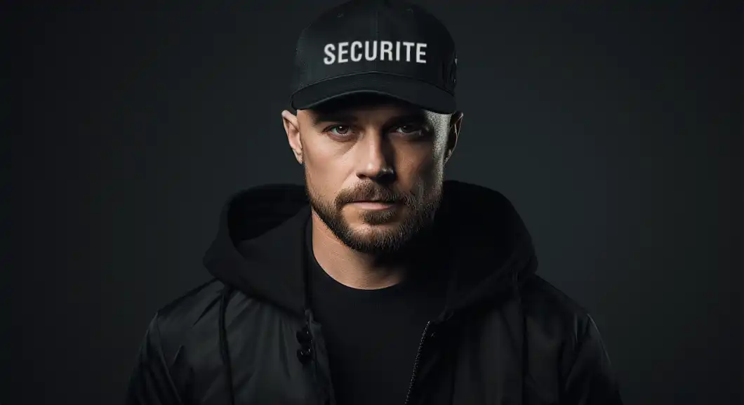 casquette sécurité, police et militaire