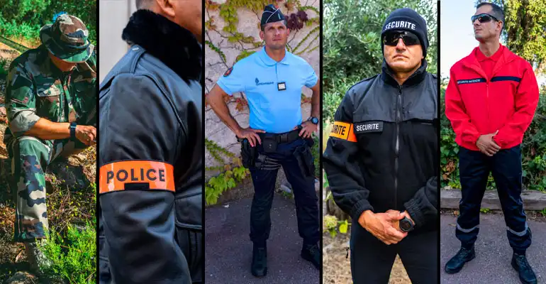 Vêtements pour militaires gendarmerie police